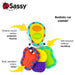 Sassy® - Sassy Tactile Tunes Keys - Electronic Baby Keys