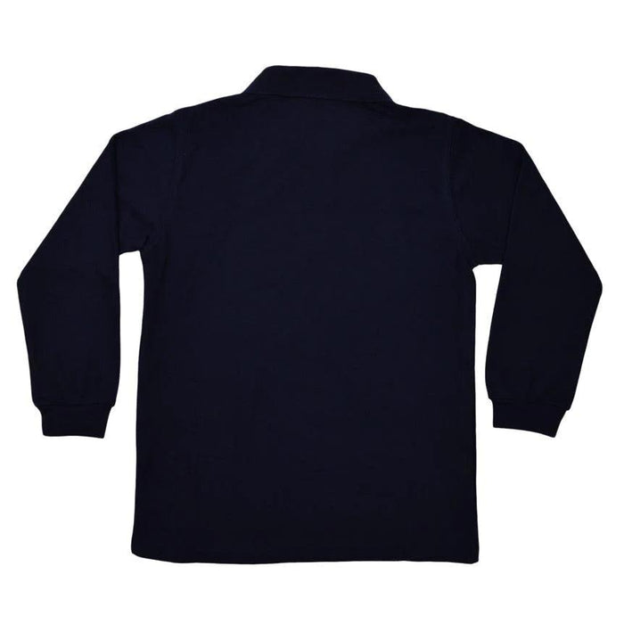 School Uniform - School Uniform Unisex Navy long sleeve polo