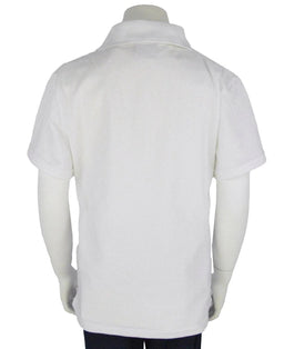 School Uniform - School Uniform Unisex White Short Sleeve Polo