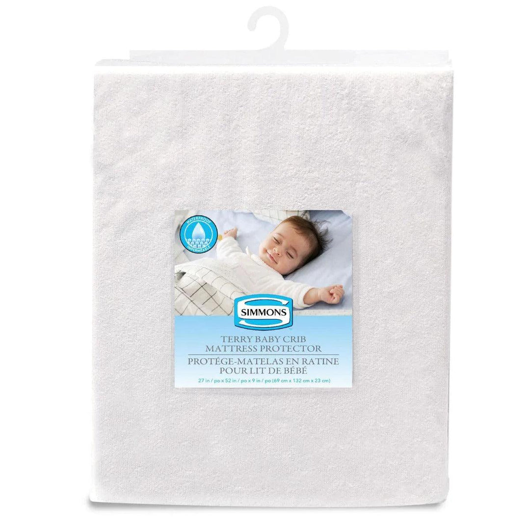 Simmons® - Simmons Terry Baby Crib Mattress Protector