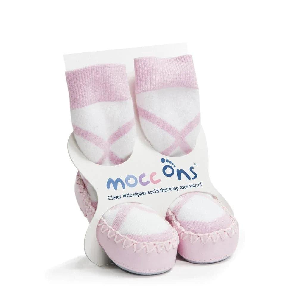 Sock Ons® - Sock Ons® Mocc Ons Ballerina - Baby & Infant Slipper Socks