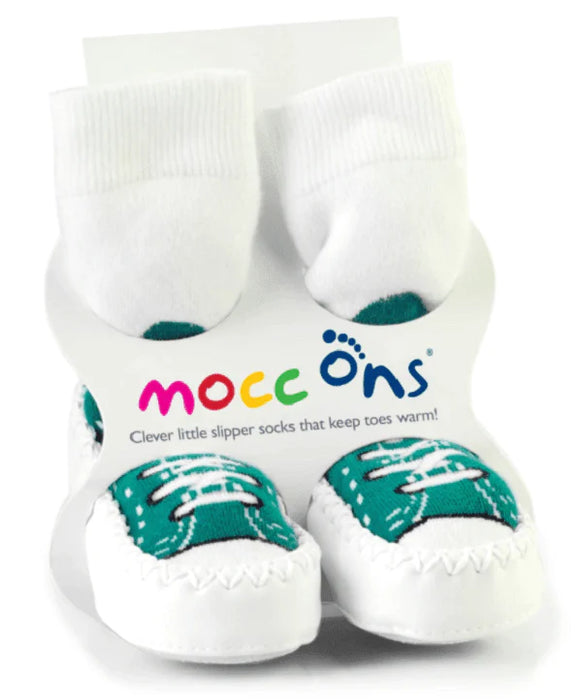 Sock Ons® - Sock Ons® Mocc Ons - Turquoise Sneakers