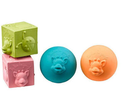 Sophie La Girafe® - Vulli® Sophie La Girafe® So'Pure 2 balls and 2 Cubes Set