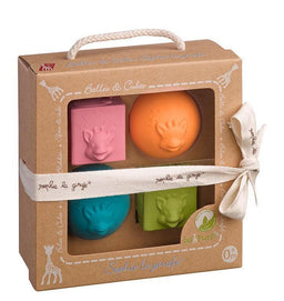 Sophie La Girafe® - Vulli® Sophie La Girafe® So'Pure 2 balls and 2 Cubes Set