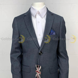 Soul of London® - Soul of London® 2 Piece Charcoal Kids Suit