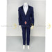 Soul of London® - Soul of London® 2 Piece Navy Kids Tuxedo with Dotted Overlay