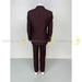 Soul of London® - Soul of London® Kids Burgundy Tuxedo with Black overlay