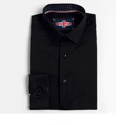 Soul of London® - Soul of London® Kids Dress Shirt - Black