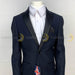 Soul of London® - Soul of London® Kids Navy Tuxedo w/ Black overlay & Lapels