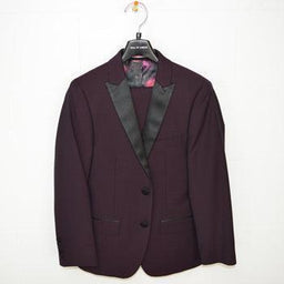 Soul of London® - Soul of London® SOSU191181 - Burgundy Tuxedo for kids