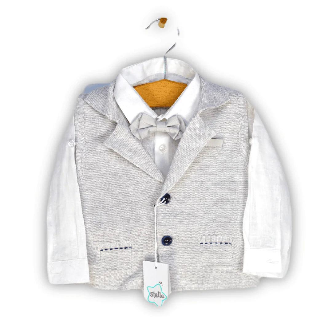 Stella® - Stella Boys Baptism Outfit - Made in Italy