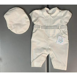 Stella® - Stella® Boy Baptism Jumper with Hat - Made in Italy