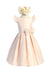 Sweet Kids® - Satin pleated flutter sleeve with bow detail - SK930