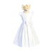 Sweet Kids® - Satin pleated flutter sleeve with bow detail - SK930
