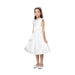 Sweet Kids® - Satin pleated flutter sleeve with bow detail - SK930