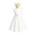 Sweet Kids® - Satin pleated flutter sleeve with bow detail - SK930
