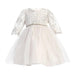 Sweet Kids® - Sweet Kids Baby Girls Champagne Lattice Embroided Dress SKB871
