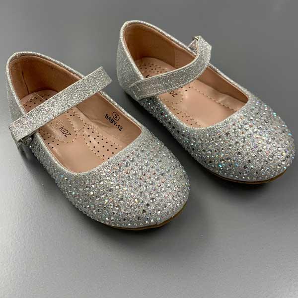 Sweet Kidz® - Sweet Kidz Baby Girl Dress Shoes - SIlver