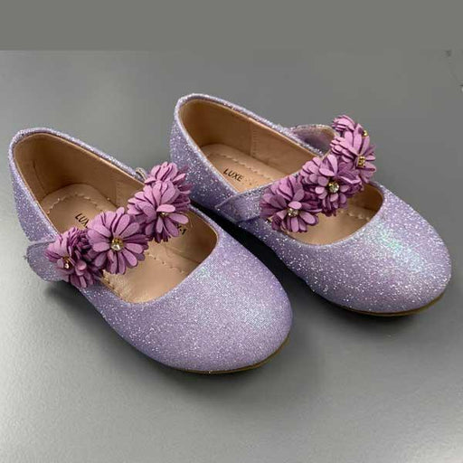 Sweet Kidz® - Sweet Kidz® Lavender Baby Girl Dress Shoes