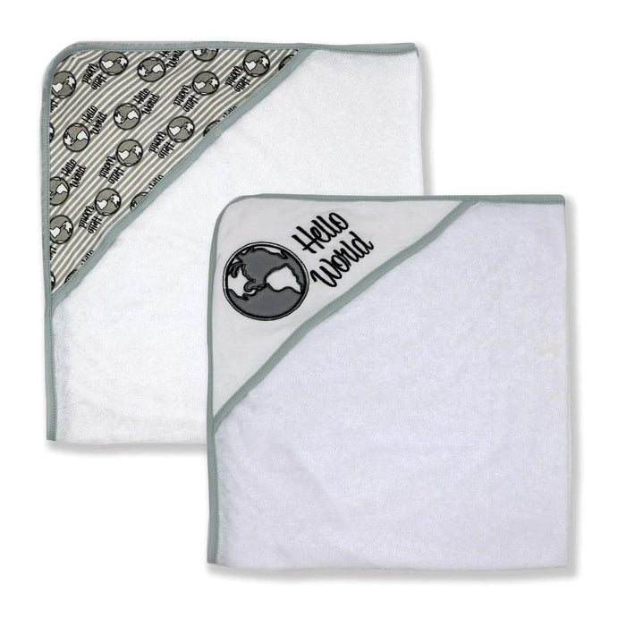 Tendertyme® - Tendertyme Baby Hooded Towels - City Trends (2 Pack)