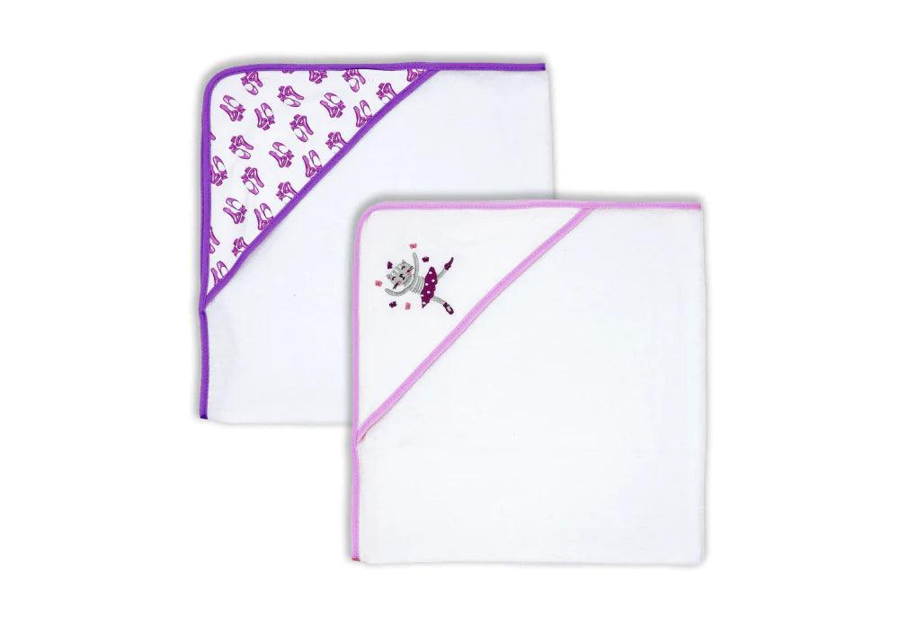 Tendertyme® - Tendertyme Baby Hooded Towels - City Trends (2 Pack)