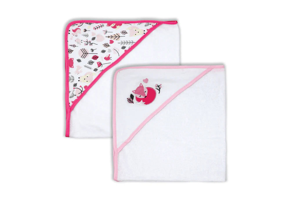 Tendertyme® - Tendertyme Baby Hooded Towels - City Trends (2 Pack)