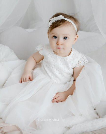 Teter Warm - Teter Warm Baptism Dress - Off White