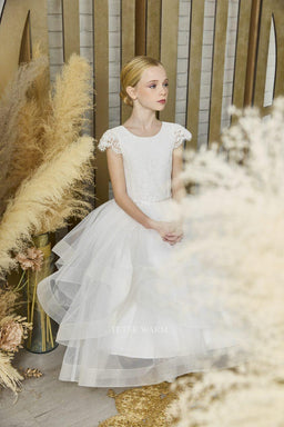 Teter Warm - Teter Warm Communion Dress - Off White - Style DS05