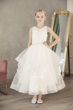 Teter Warm - Teter Warm Communion Dress - Off White - Style DS07