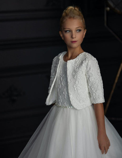 Teter Warm - Teter Warm Communion Dress - Off White - Style G06