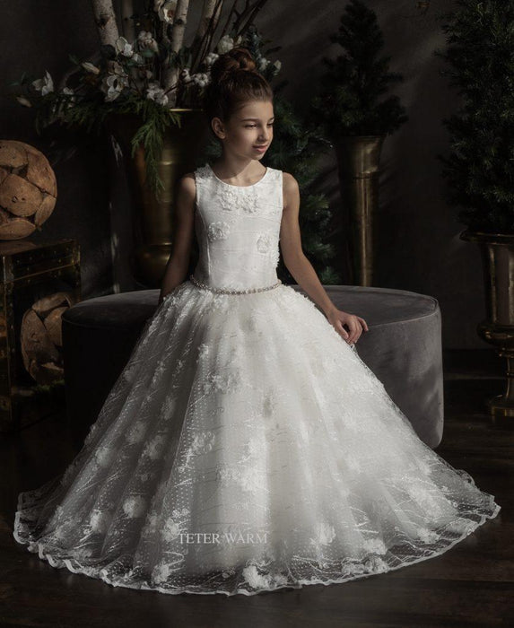Teter Warm - Teter Warm Communion Dress - Off White - Style G20