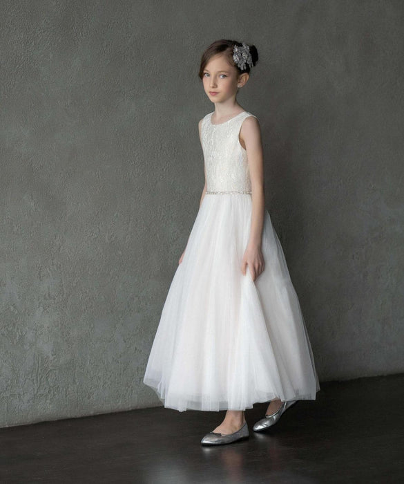 Teter Warm - Teter Warm Flower Girl Dress - Off White - Style 851