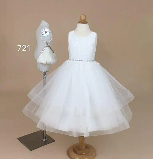 Teter Warm - Teter Warm Flower Girl Dress - Off White - Style 721