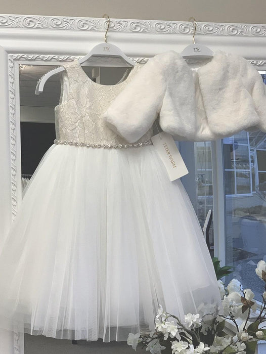 Teter Warm - Teter Warm Flower Girl/Communion Dress - Off White - FR05