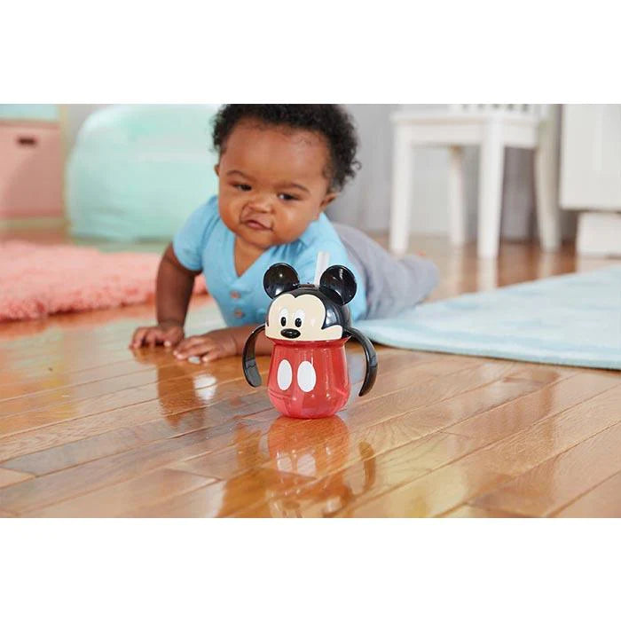 The First Years® - The First Years Disney Baby Straw Cup 7oz (207ml) - Mickey Mouse - Red