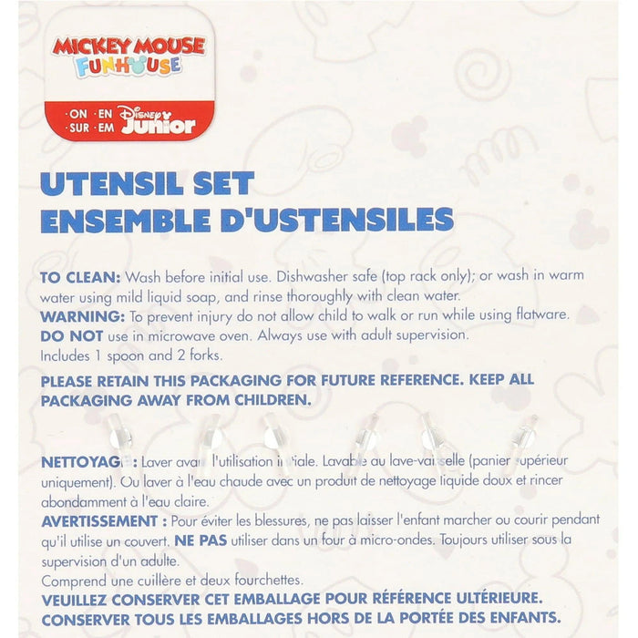 The First Years® - The First years Disney Mickey Mouse Toddler Forks and Spoon Set - 3 Pieces