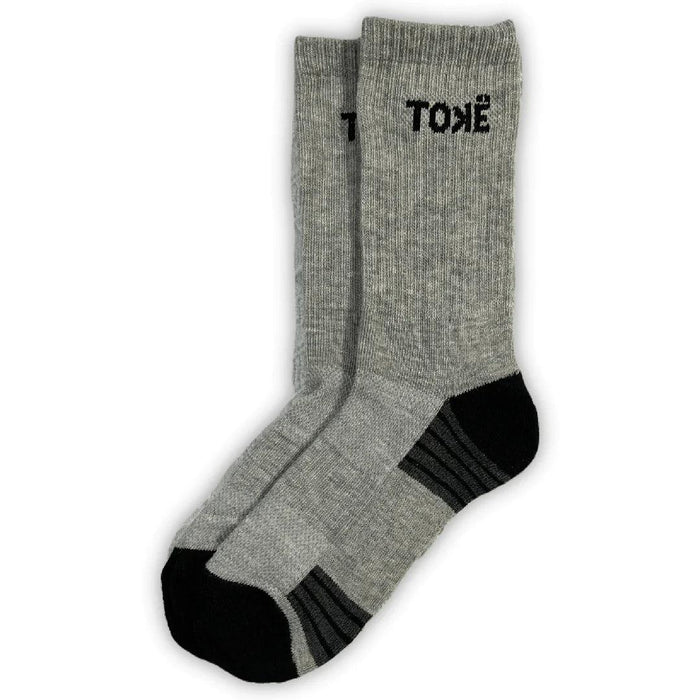 TOKE COLLECTION - Kids Cotton Performance Socks (3 Pack) - Sizes 4 to 9 years