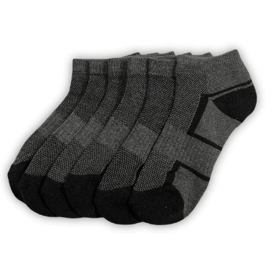TOKE COLLECTION - Kids Short Cotton Performance Socks (3 Pack) - Sizes 4 to 9 years