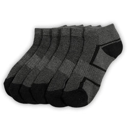 TOKE COLLECTION - Kids Short Cotton Performance Socks (3 Pack) - Sizes 4 to 9 years