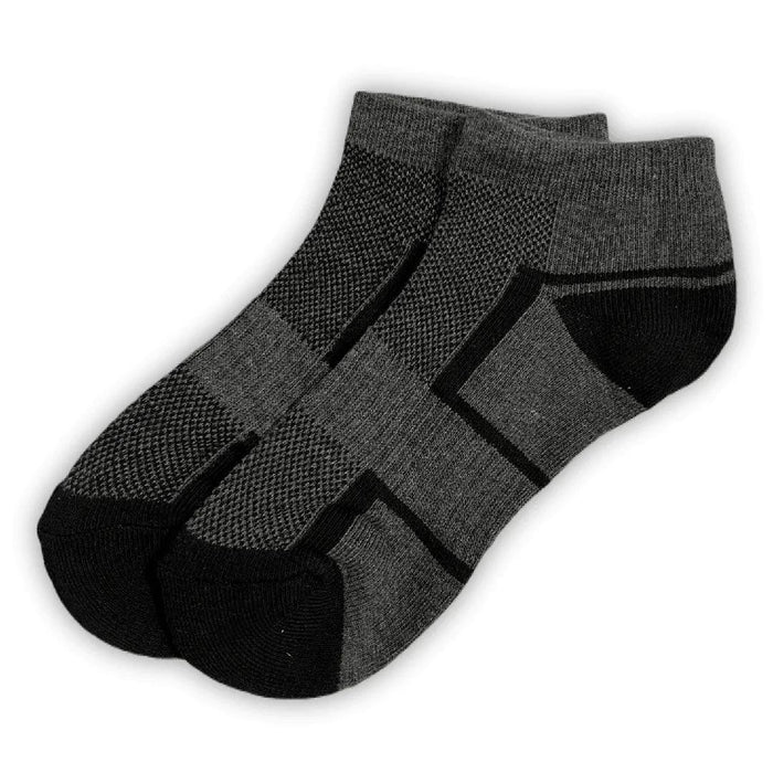 TOKE COLLECTION - Kids Short Cotton Performance Socks (3 Pack) - Sizes 4 to 9 years