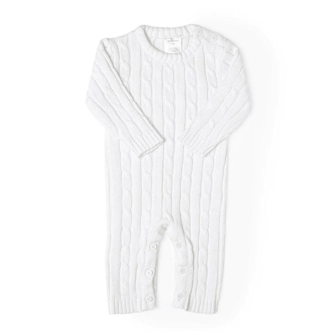 Tots Fifth Avenue® - Tots Fifth Avenue® 1 piece cable knit pyjama