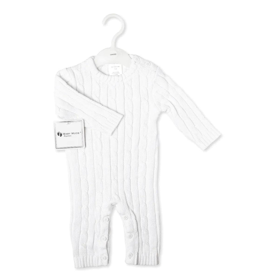Tots Fifth Avenue® - Tots Fifth Avenue® 1 piece cable knit pyjama