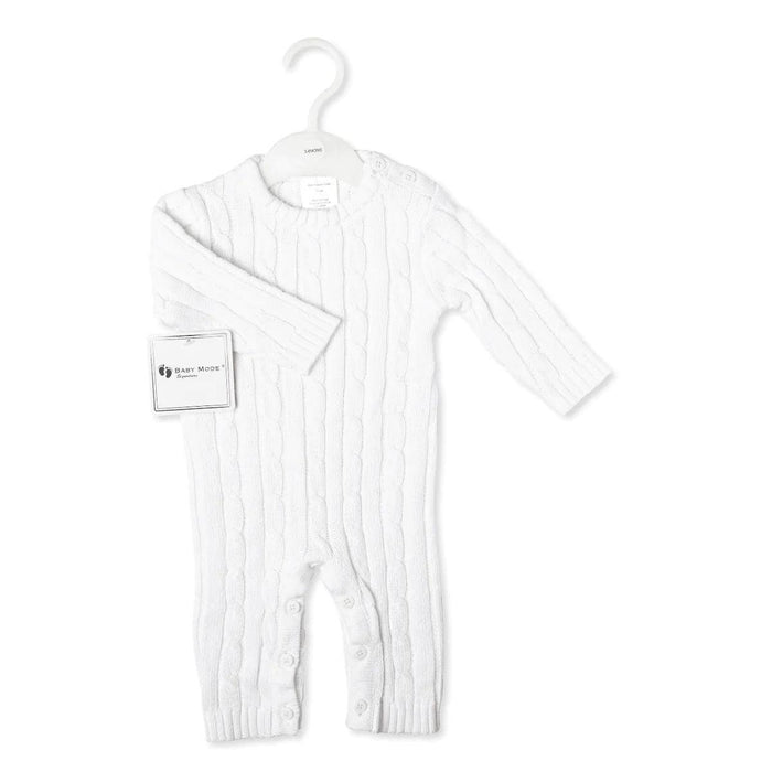 Tots Fifth Avenue® - Tots Fifth Avenue® 1 piece cable knit pyjama