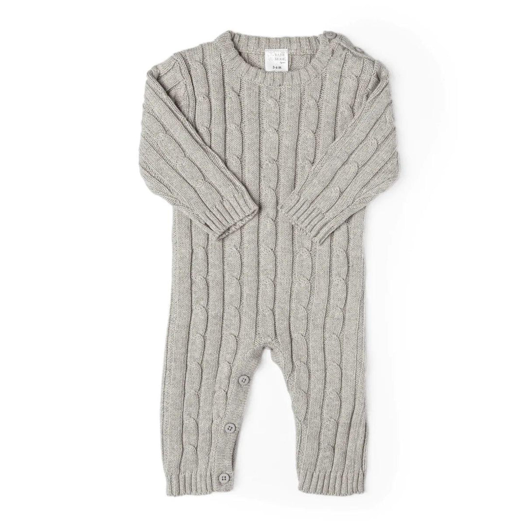 Tots Fifth Avenue® - Tots Fifth Avenue® 1 piece cable knit pyjama