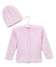 Tots Fifth Avenue® - Tots Fifth Avenue® Cable Knit Cardigan with Hat