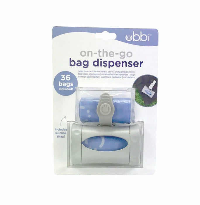 Ubbi® - Ubbi On-the-Go Disposable Diaper Bag Dispenser - Grey