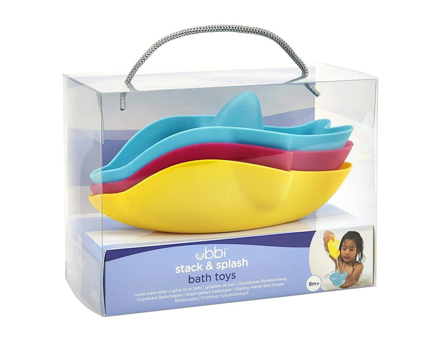 Ubbi® - Ubbi® Stack & Splash Bath Toys - Fuschia