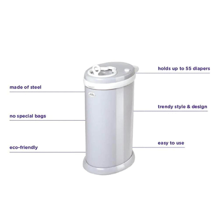 Ubbi® - Ubbi Stainless Steel Diaper Pail | Durable, Practical & Stylish
