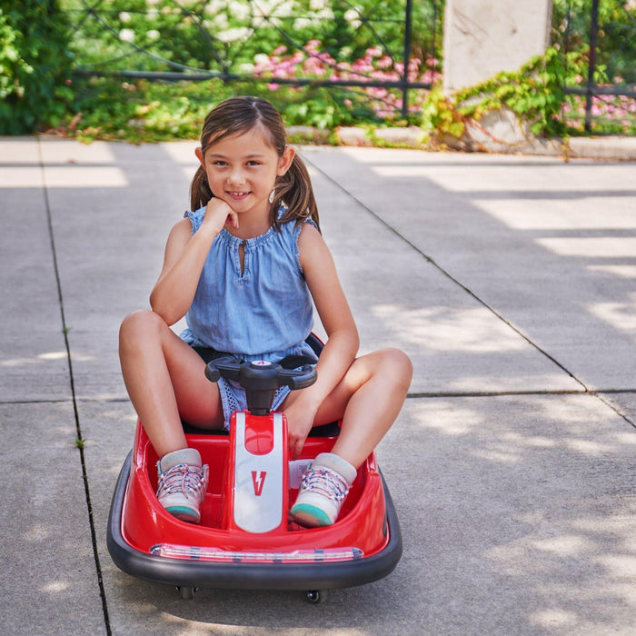 Voltz Toys - Voltz Toys 12V Single Seater Kids Bumper Car 360° Rotation for Indoors and Outdoors
