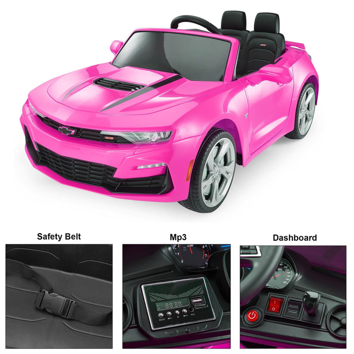 Voltz Toys - Voltz Toys 12V Single Seater Licensed Chevrolet Camaro Kids Car with Remote Control